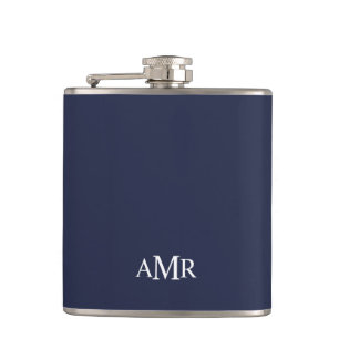 Classic Personalized Monogram Hip Flask