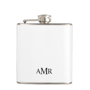 Classic Personalized Monogram Hip Flask