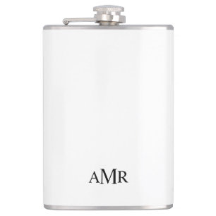 Classic Personalized Monogram Hip Flask