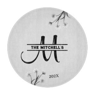 Classic Personalized Monogram Initial Cutting Board