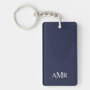 Classic Personalized Monogram Keychain
