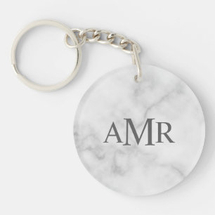 Classic Personalized Monogram Keychain