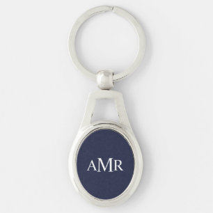 Classic Personalized Monogram Keychain