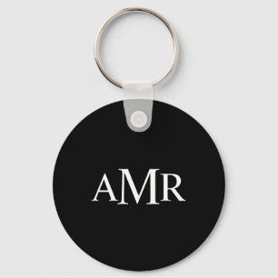 Classic Personalized Monogram Keychain