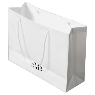Classic Personalized Monogram Large Gift Bag