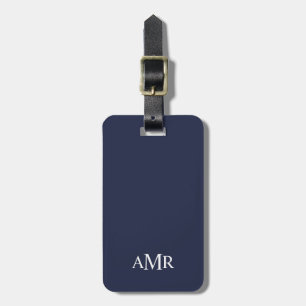 Classic Personalized Monogram Luggage Tag