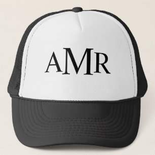Classic Personalized Monogram Trucker Hat