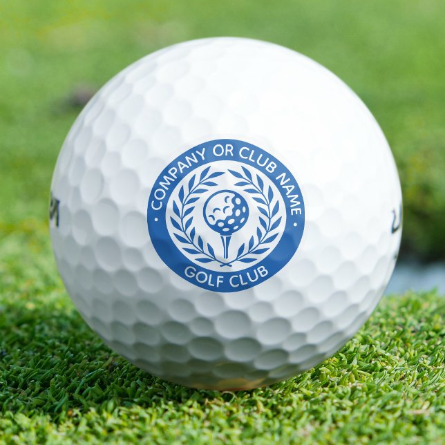Classic Personalized Name Blue Set Golf Balls (Creator Uploaded)