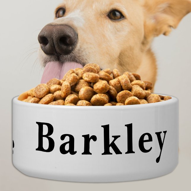 Classic Pet Dog Personalized Food Water Ceramic (Creator Uploaded)