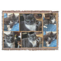 "Classic Pet Photo Blanket"