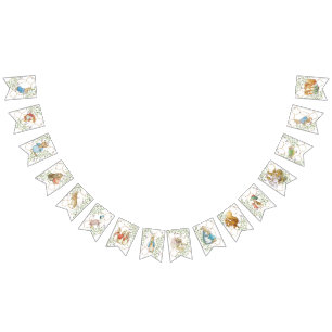 Classic Peter the Rabbit Baby Shower Bunting Flags