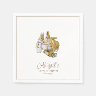 Classic Peter the Rabbit Baby Shower Napkin