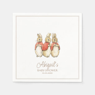 Classic Peter the Rabbit Baby Shower Napkin