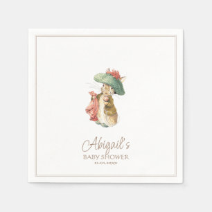 Classic Peter the Rabbit Baby Shower Napkin