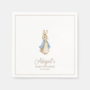 Classic Peter the Rabbit Baby Shower Napkin