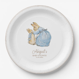 Classic Peter the Rabbit Baby Shower Paper Plate
