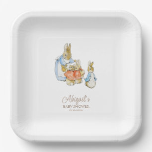 Classic Peter the Rabbit Baby Shower Paper Plate