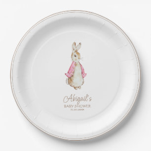 Classic Peter the Rabbit Baby Shower Paper Plate