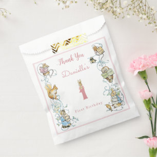 Classic Peter the Rabbit Beatrix Potter Birthday  Favour Bag