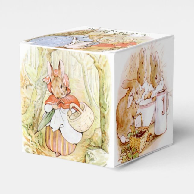 Classic Peter the Rabbit Birthday Favor Box (Front Side)