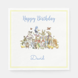 Classic Peter the Rabbit Birthday Napkin