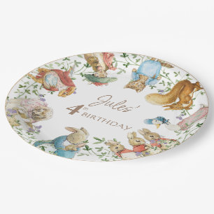 Classic Peter the Rabbit Birthday Paper Plate