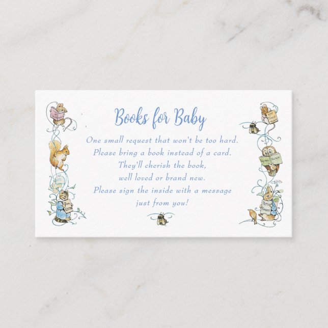 Classic Peter the Rabbit Books for Baby Enclosure Card (Front)