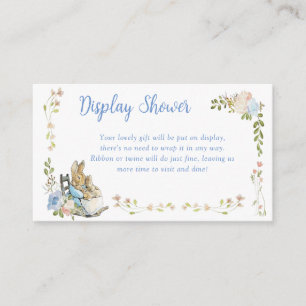 Classic Peter the Rabbit Twins Display Shower Enclosure Card