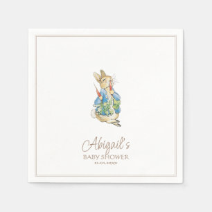 Classic Peter the Rabbit Winter Fall Baby Shower Napkin