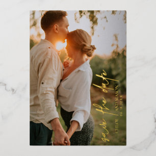 Classic Photo Elegant Wedding Save the Date