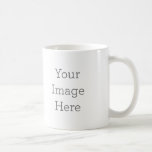 Classic Photo Mug, 11 oz Coffee Mug<br><div class="desc">Create your own one-of-a-kind customized coffee mug for your family, friends, coworkers, or just make one for yourself! Personalized coffee mugs make the perfect gift! Add and combine your own pictures, slogans, images, messages, funny phrases, graphic designs, Instagram photos to create cool coffee mugs, cute coffee mugs, funny coffee mugs,...</div>