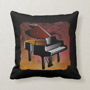 Classic Piano Design Gifts Throw Pillow