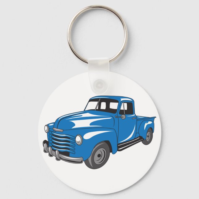 Classic Pickup Truck Keychain (Front)
