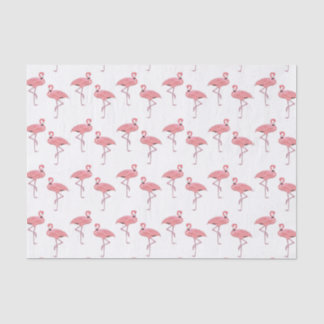 Classic Pink Flamingo Pattern Tissue Paper