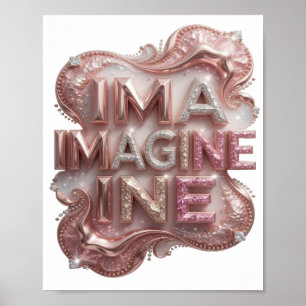Classic Pink IMAGINE Poster