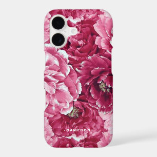 Classic Pink Peonies Clusters Personalized