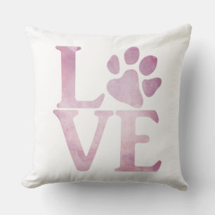 Classic Pink Throw Pillow