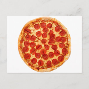 classic pizza lover postcard