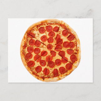 classic pizza lover postcard