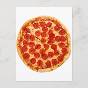 classic pizza lover postcard