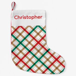 Classic Plaid Christmas Stocking