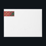 Classic Plaid Christmas Wrap Around Address Label<br><div class="desc">Embrace timeless holiday style with our classic Christmas collection featuring a traditional red and green plaid design. Perfect for spreading festive cheer,  these designs evoke warmth and nostalgia,  making them ideal for cards,  invitations,  and seasonal décor. Personalize each item to add a cozy,  classic touch to your holiday celebrations.</div>