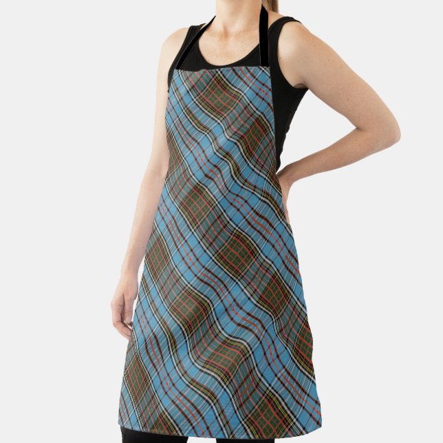 Classic Plaid Clan Anderson Tartan Apron (Insitu)