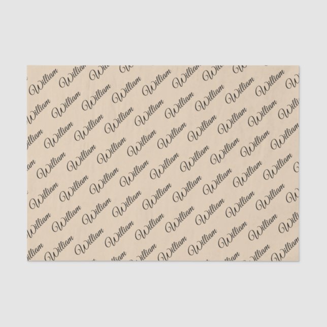 Classic plaid design tissue paper (Front)