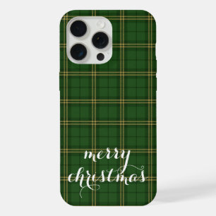 Classic Plaid Merry Christmas Festive -  iPhone 15 Pro Max Case