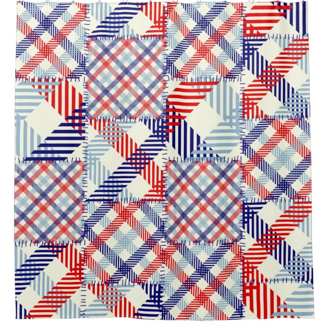 Classic Plaid Patchwork: Squares Pattern (Front)