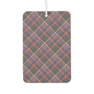 Classic Plaid Pattern Air Freshener