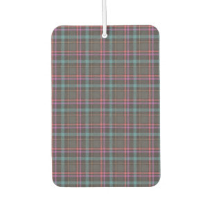 Classic Plaid Pattern Air Freshener