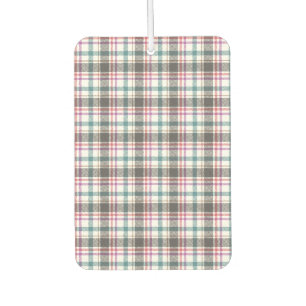 Classic Plaid Pattern Air Freshener