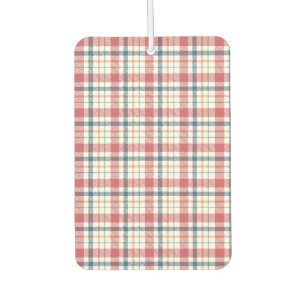 Classic Plaid Pattern Air Freshener
